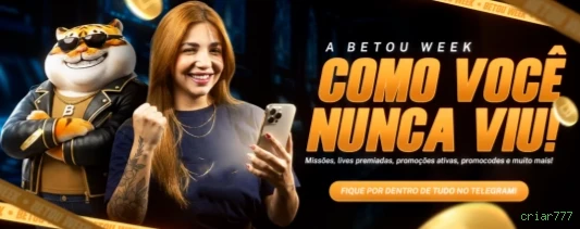 Canal oficial da criar777 no Telegram
